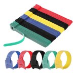 Paquet de 120 attaches de c�ble en nylon r�utilisables, [150 mm x 12 mm] attaches de c�ble r�glables ...