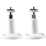 Paquet de 2) fixation murale cam�ra de s�curit� int�rieure / ext�rieure, support de plafond r�glable ...