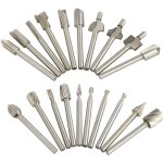 Paquet de 20 fraises de coupe en carbure de tungstne dremel forets meuleuse rotative