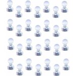 Paquet de 28 punaises magn�tiques puissantes, aimants parfaits pour tableau blanc, r�frig�rateur, carte ...