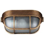 Paquet de 3) applique murale d'ext�rieur, applique murale ovale en fonte d'aluminium, applique murale ...