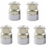 Paquet de 5 convertisseurs de douille d'ampoule b22 � e14 douille de douille b22 passer au support de ...