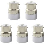 Paquet de 5 convertisseurs de douille d'ampoule b22 � e14 douille de douille b22 passer au support de ...