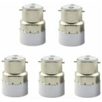 Paquet de 5 convertisseurs de douille d'ampoule b22 � e14 douille de douille b22 passer au support de ...