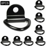 Paquet de 8 anneaux d'arrimage robustes pour bateaux, fourgonnettes, camions et entrep�ts.