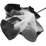 Parachute d'entra�nement r�sistance course force exercice fitness noir