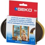 Pare - brise geko 6 mt en caoutchouc marron adhe'sif pour joint de portes et fenetres Pare - brise geko 6 mt en caoutchouc marron adhe'sif pour joint de portes et fenetres