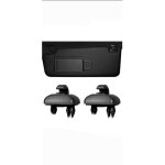 Pare soleil int�rieur - 2 pcs - crochet support - clip pour visi�re - compatible audi a1 a3 a4 a5 q3 ...