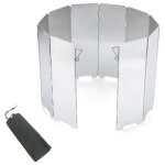 Pare - vent de po�le pliable l�ger pour camping et pique - nique, pare - bise portable pour r�chaud ext�rieur ...
