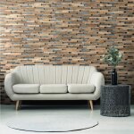 Wooden wall design - parement bois expo revtement mural bois 1m