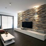 Wooden wall design - parement bois largo rev�tement mural bois 1m�