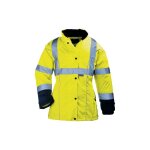 Parka femme airport lady hiviz 3m scotchlite jaune fluo / marine tm - coverguard - 7ailym