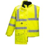 Parka haute visibilit� 7 en 1 portwest hi vis respirant jaune fluo 5xl