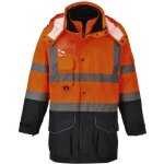Portwest - parka haute visibilit� 7 en 1 trafic contraste orange / marine l
