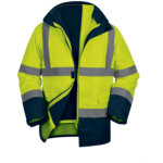 Parka haute visibilit� jaune speed 5 en 1 taille xl delta plus