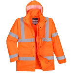 Parka hi - vis 4 - en - 1 couleur : orange taille xxl - portwest Parka hi - vis 4 - en - 1 couleur : orange taille xxl - portwest
