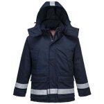 Parka ignifug�e portwest antistatique hiver marine m