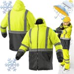 Parka isolante haute visibilit leda jaune xl