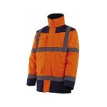 Parka matelassee 4 en 1 jaunefluo - marine tl