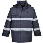 Parka pluie multirisques portwest bizflame bleu marine s