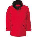 Parka de travail doublure matelass�e kariban rouge l