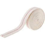 Parkside - m�ches de rechange en coton de 2 m pour lampes � huile (blanches) - 1 paquet, largeur 0, 9 ...