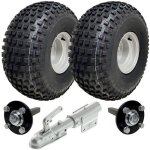 Parnells atv remorque kit roues + moyeu - kit + pivot attelage, 310kg, pneus are 22x11. 00 - 8 4ply p323 ...
