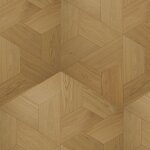 Parquet contrecoll� - ch�ne - trap�ze - verni