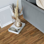 Parquet massif bois d'acacia verni naturel - 15x150x1200mm - 1, 08 m� - bois exotique 5 frises