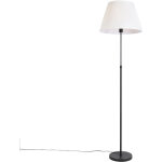 Parte fl - lampadaire avec abat - jour - 1 lumi�re - h 1770 mm - cr�me - rustique, rustique - �clairage ...