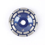 Paryou - disque diamant, diamant � meuler b�ton 115 x 22, 2 mm double rang�e, meule diamant�e universelle ...