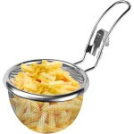Passoire en acier inoxydable � mailles fines pour frites, nouilles japonaises et chinoises, boulettes ...