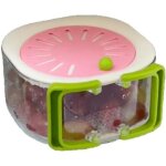 Passoire de cuisine pour fruits et l�gumes avec �gouttoir, poign�e pliante, r�cipient transparent (poudre ...
