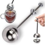 Passoire � th� en acier inoxydable boule � th� � long manche filtre � th� machine � tremper le th� filtre ...
