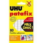 Patafix - uhu - p�te adh�sive repositionnable - blanche - tous supports - 80 pastilles