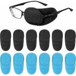Patchs pour les yeux pour lunettes, 12 pi�ces cache - oeil en verre pour adultes enfants patchs pour ...