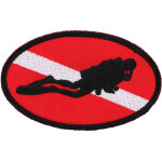 Patch de plong�e sous - marine badge brod� avec dos thermo - collant pour sac