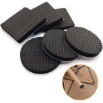 Patins 60 pi�ces en caoutchouc antid�rapants, pieds caoutchouc patins autocollant protecteurs de meubles ...