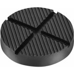 Patins en caoutchouc rainur�s et profil�s pour crics. blocs en caoutchouc noir, adapt�s aux crics et ...