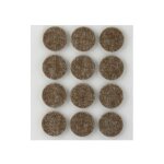 Inofix - 2763b20 feutre adhesif di�metro22 laine - bl - 12 m marron 8414419400245