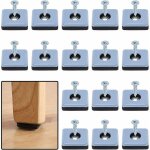 Patins meubles lourds patins t�flon auto - adh�sif carr� avec vis anti - vibration patins glisseurs pour ...