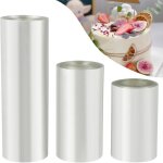 Patisserie, 3 rouleaux transparent patisserie 8cm / 10cm / 12cmx10m, rhodo�de feuille, transparent patisserie ...
