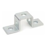 Pattes de fixation pour profilés index trut - zingué 41 / 21 x 40 - boite de 15 Pattes de fixation pour profilés index trut - zingué 41 / 21 x 40 - boite de 15
