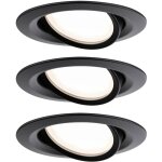 Paulmann licht - paulmann 93080 set nova plus luminaire à led encastrable led 18 w noir Paulmann licht - paulmann 93080 set nova plus luminaire à led encastrable led 18 w noir