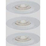 Paulmann - 94299 ebl nova mini coin luminaire � led encastrable jeu de 3 4 w blanc