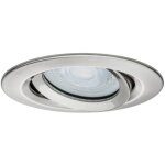 Paulmann - nova spot encastrable pour salle de bains led gu10 7 w ip65 fer (bross�) s309671