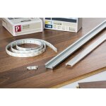 Profil sol avec diffuseur 2m alu epoxy / satin alu / synthtique paulmann