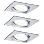 Paulmann - 93456 nova spot encastrable jeu de 3 led led 18 w aluminium (tourn�)