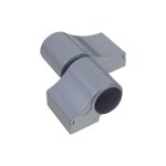 Fapim ? paumelle 2 lames loira + ? entraxe 67mm ? diam�tre axe 20, 5mm ? finition noir ral9005 mat ? ...