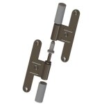 Paumelle acier zingu� - nf monin - paumelle femelle - r�versible